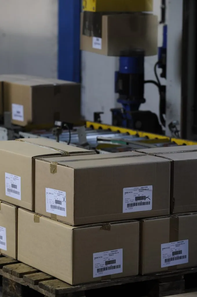 Verpackung und Versandvorbereitung