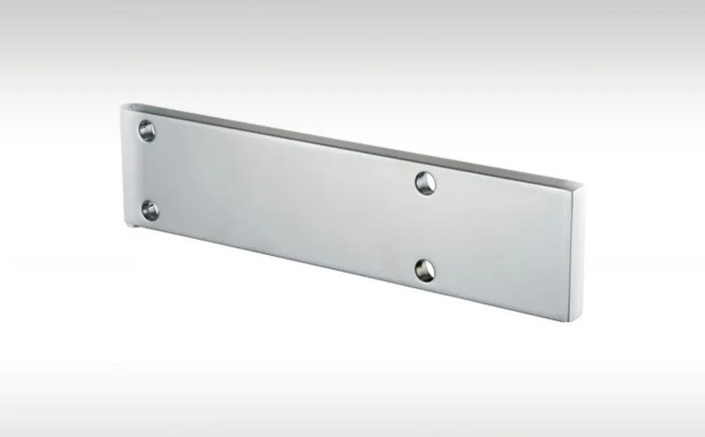 Zamak closing plate for a coffee machine