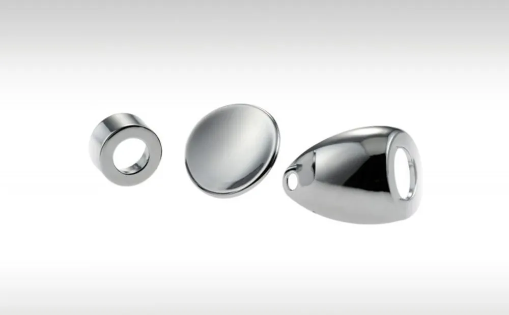 Zamak components for lids and handles